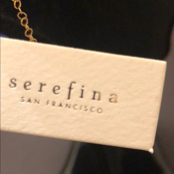 Serefina gold lariat layered necklace - Picture 5 of 5